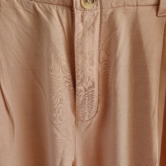 Plus Size LC Lauren Conrad High-Rise Pleat Front Wide Leg Pants - Parker Beige - Picture 3 of 4